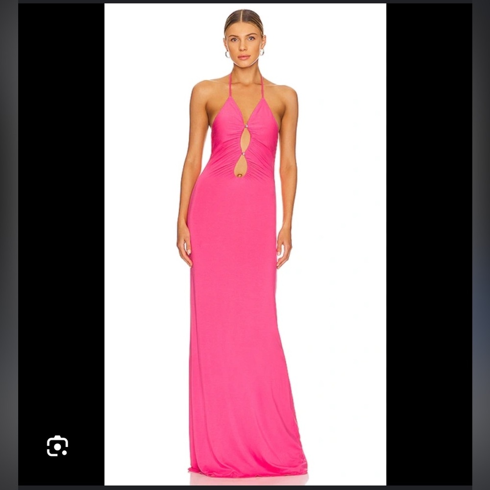 NBD Grecia Pink Maxi Dress NWT